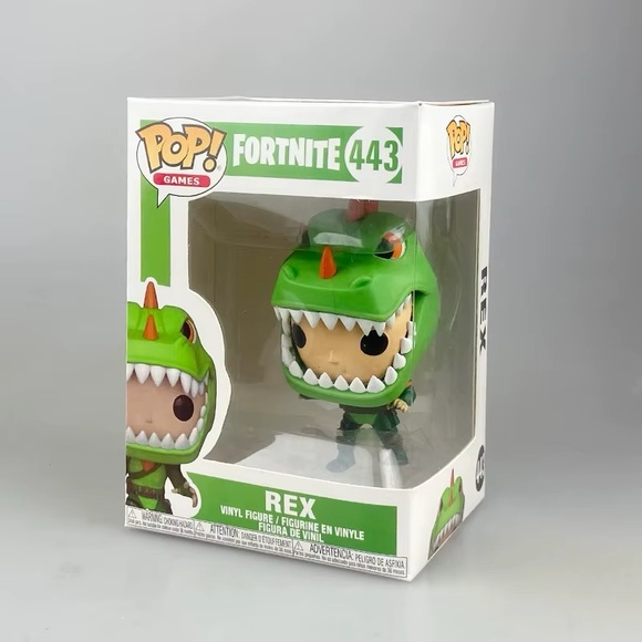 Sold on MERCARI! 
BNIB Funko Pop Games Rex Vinyl Figure - #443 - Picture 2 of 2